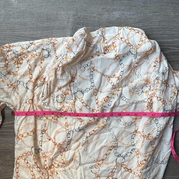 NEW Karen Millen Viscose Crepe Chain Cowl Neck Woven Top 8 - Picture 9 of 10